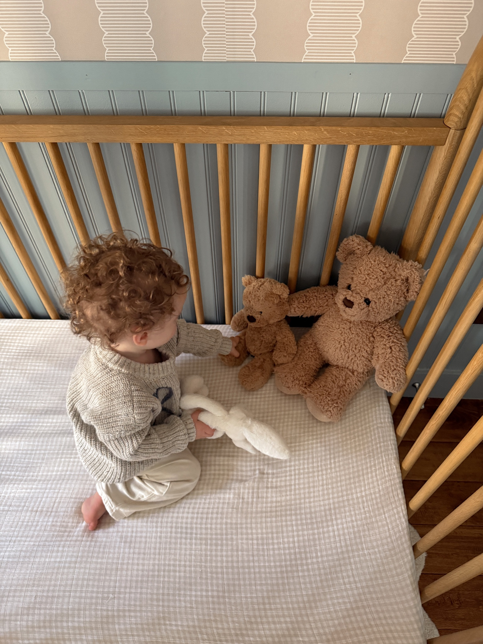 The cutest gingham crib sheet! 

#LTKmomlife #LTKHome #LTKBaby