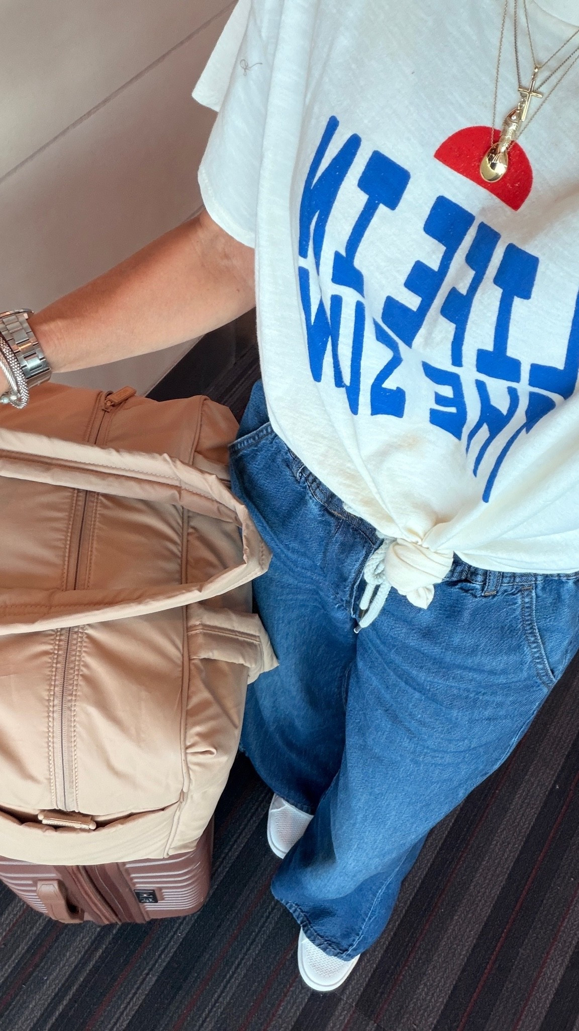 Travel outfit 
And fave luggage that I always travel with

#LTKOver40 #LTKTravel #LTKootd