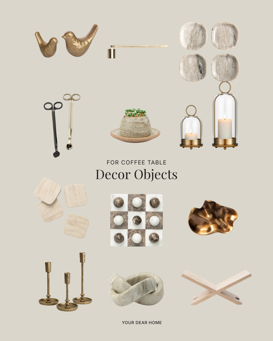 It’s the small decor objects that make a coffee table feel finished. Think sculptural pieces that add interest without overwhelming the space. 

 #LTKHome