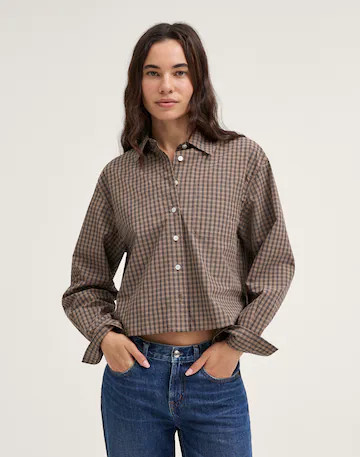The Cropped Easy Shirt | Madewell