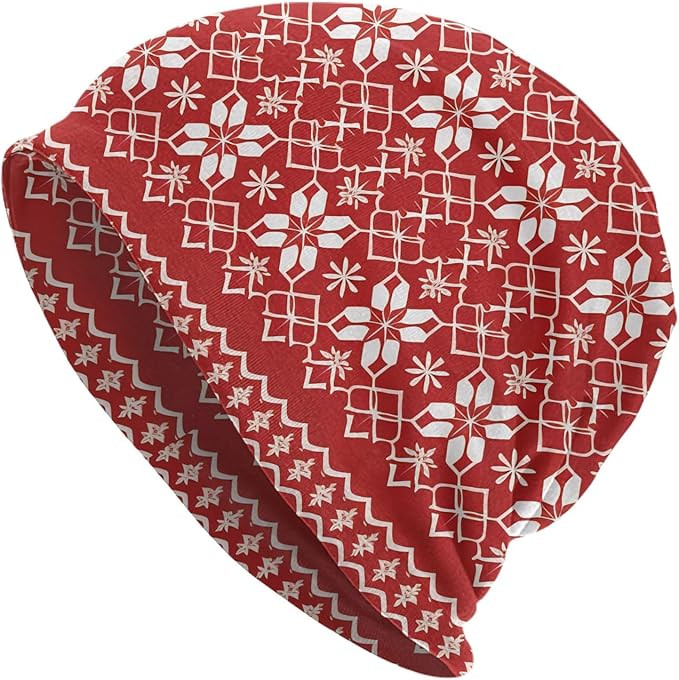 Slouchy Beanie Hats, Stretch Chemo Headwear Caps Baggy Sleep Cap Running Hat for Women Men Guys | Amazon (US)