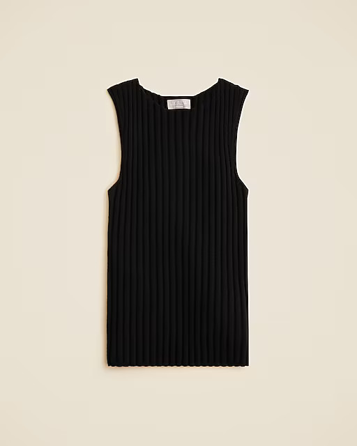 Wide-rib cashmere sweater shell | J. Crew US