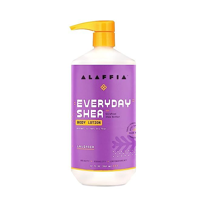 Alaffia EveryDay Shea Body Lotion - Normal to Very Dry Skin, Moisturizing Support for Hydrated, S... | Amazon (US)