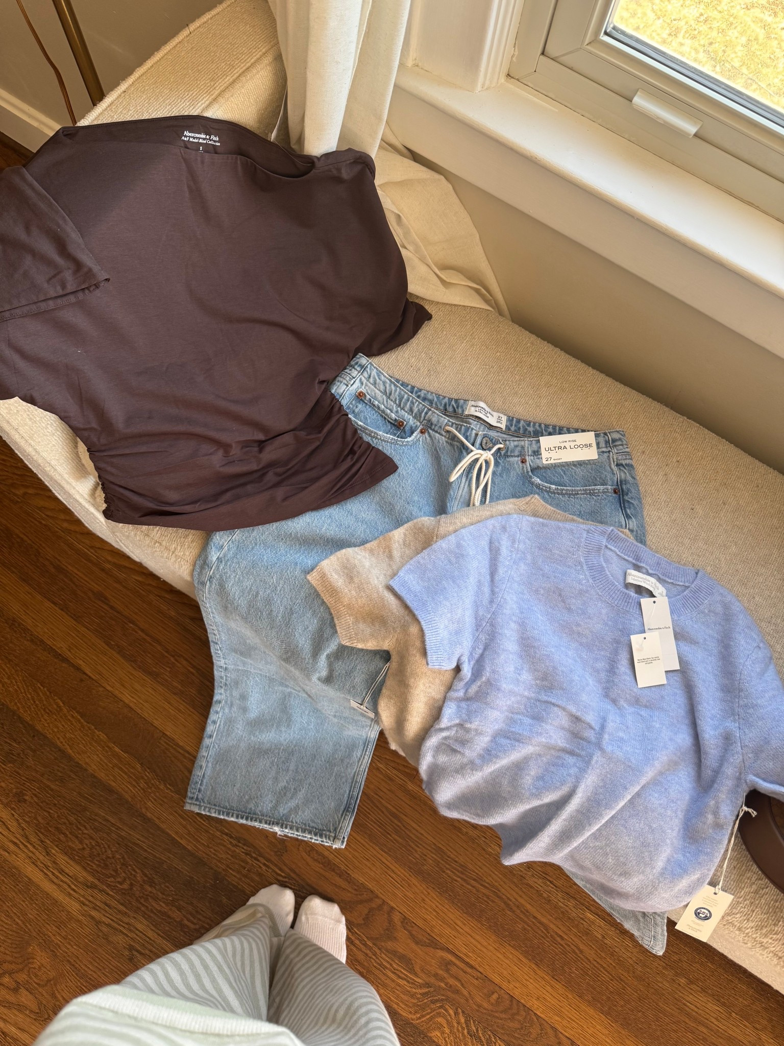 My recent Abercrombie order!

Small in tops
27 short in low rise tie jeans 

#LTKSeasonal #LTKgrwm #LTKootd