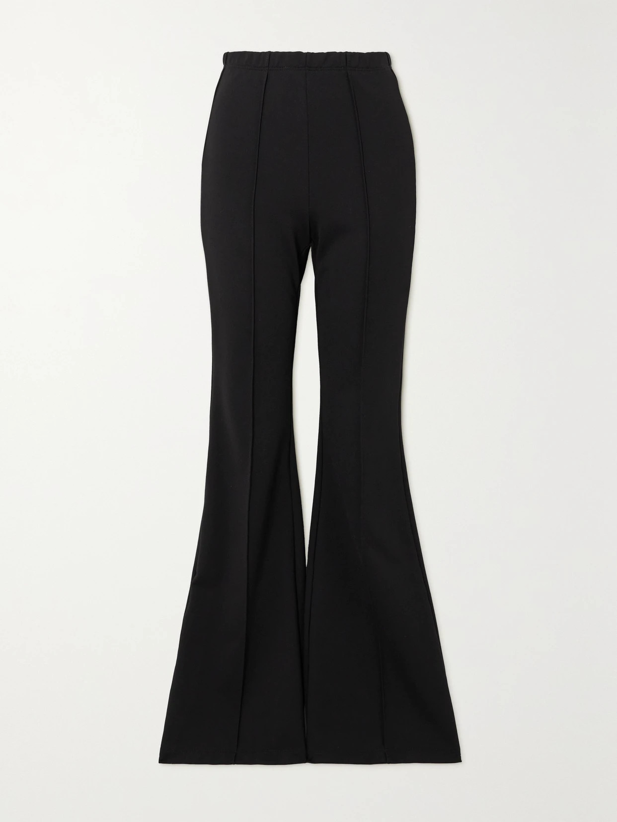 + NET SUSTAIN The Smooth Cruiser Heel stretch-jersey flared pants | NET-A-PORTER (US)