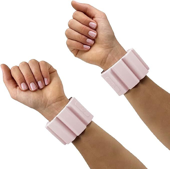 Tone-y-Bands Adjustable 1 LB Wrist Weights Set of 2 Wrist Weights Removable Weighted Pegs Wearabl... | Amazon (US)