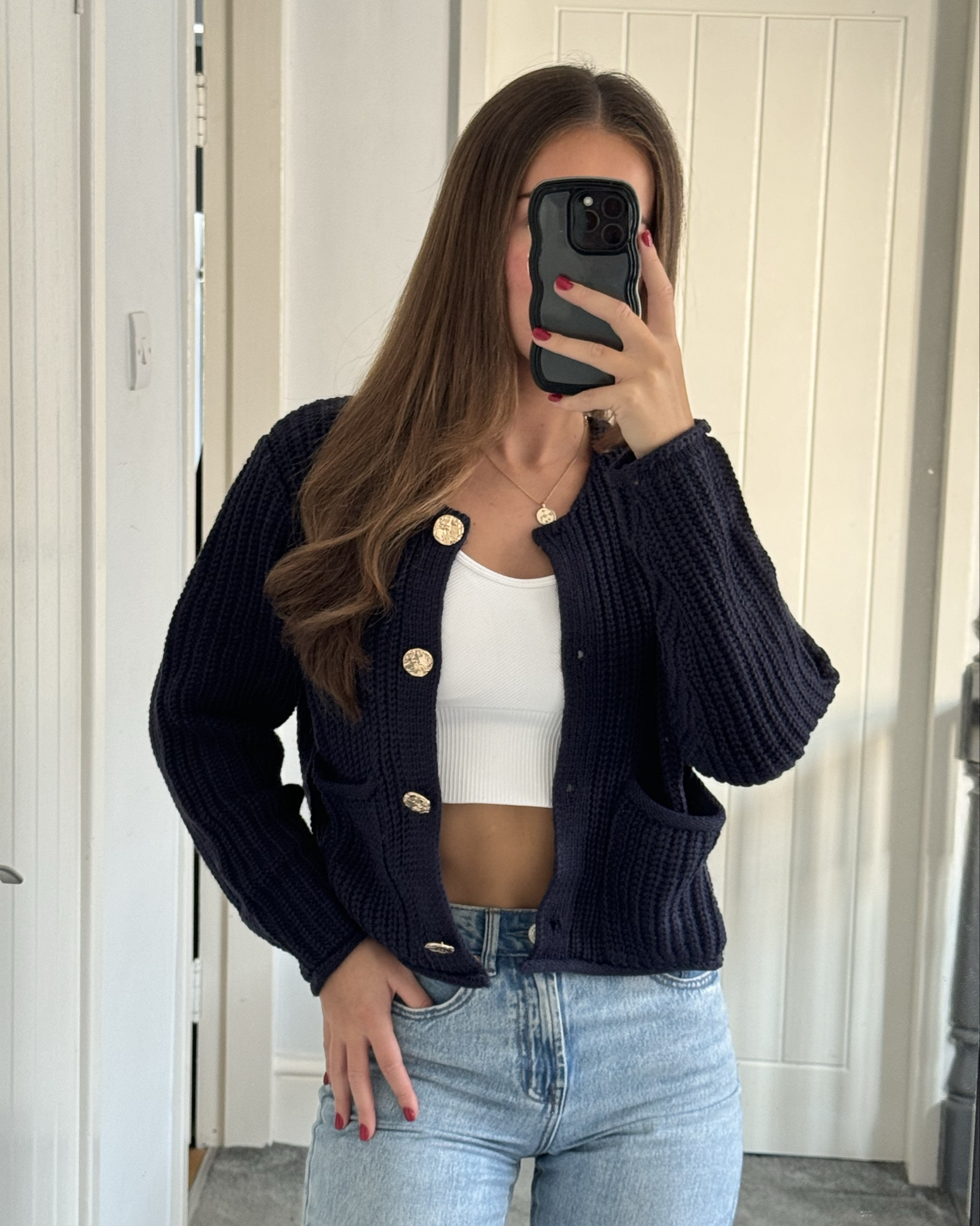 cider navy blue knit cardi


#LTKautumn