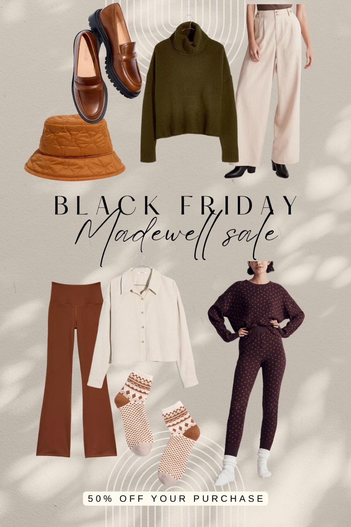 50% off your entire Madewell order for Black Friday! 

Fall fashion | holiday fashion | sweaters

#LTKHoliday #LTKCyberweek #LTKGiftGuide