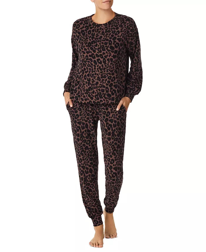 Women's Brushed Sweater Jersey Pajamas Set | Macys (US)