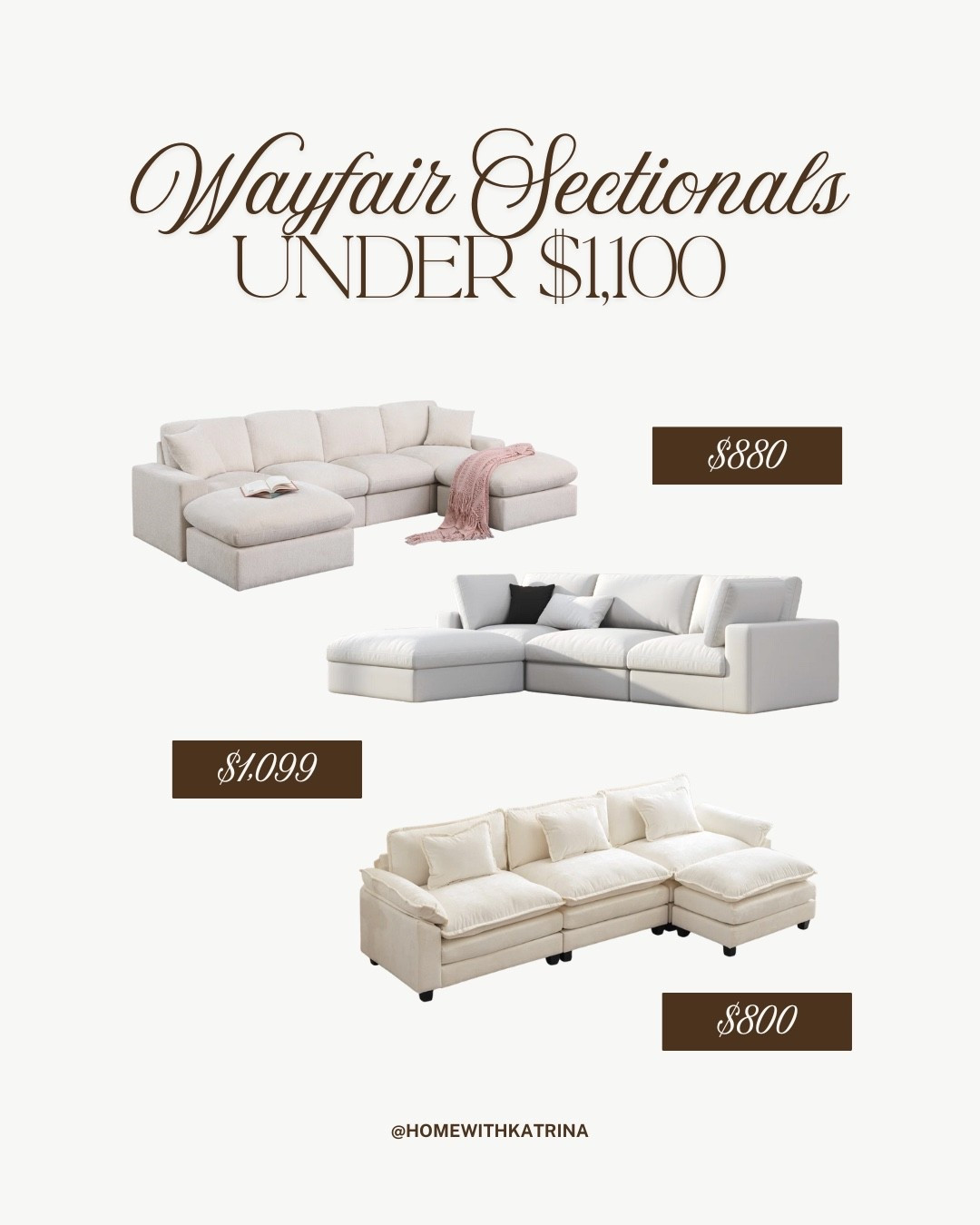 Love these beige sectional options- all under 1k! 

Living room, neutral home, wayfair finds 

 #ad #Wayfair #WayfairCreator #wayfairpartner @wayfair 

#LTKSeasonal #LTKHome #LTKSaleAlert