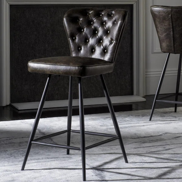 Neeley Swivel Bar Stool (Set of 2) | Wayfair Professional