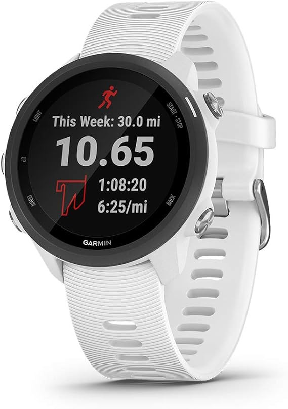 Garmin Forerunner 245 Music, GPS Running Smartwatch with Music and Advanced Dynamics, White | Amazon (US)