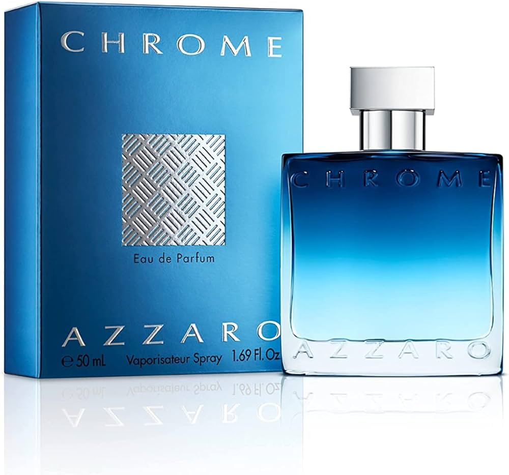 Azzaro Chrome Eau de Parfum - Fresh Aquatic Mens Cologne - Fougère, Aromatic & Woody Fragrance -... | Amazon (US)