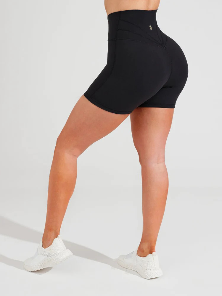 Siren Short - Onyx Black | Buffbunny