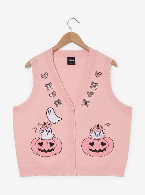 Disney The Aristocats Marie Halloween Pink Women's Plus Size Vest — BoxLunch Exclusive | BoxLunch