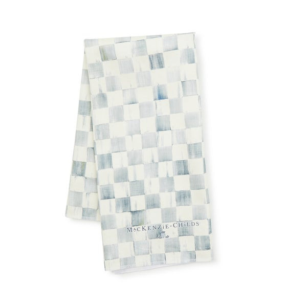 MacKenzie-Childs Sterling Check Dish Towel | MacKenzie-Childs