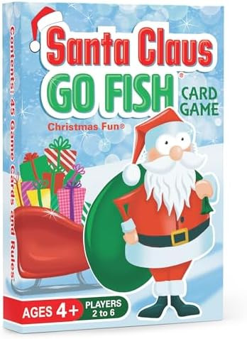 Santa Claus Go Fish – A Family Christmas Game for Kids Ages 4 & Up | Go Fish, Old Maid, and Sla... | Amazon (US)