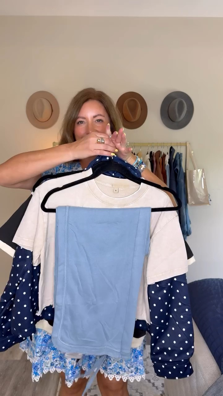 You know that feeling when you put something on and instantly know it’s going to be on repeat? 🤍 That’s exactly how I felt about this basic tee and these adorable capri sweats. They’re perfect for soaking up the last days of summer and easing right into fall. Add the cutest polka dot jacket, and you’ve got the perfect layered look for those cooler mornings and evenings.

Comment COMFY and I’ll send you all the details! 🤍

#EverydayStyle #CasualChic #FallTransitionStyle #MomStyleInspo #AffordableFashion