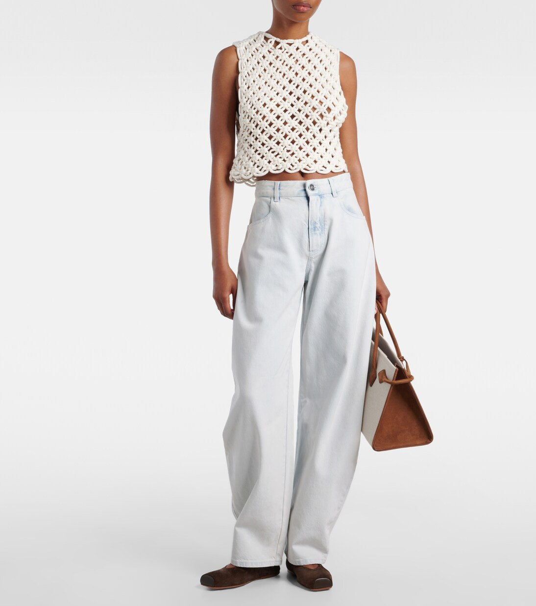 Low-rise barrel-leg jeans | Mytheresa (INTL)