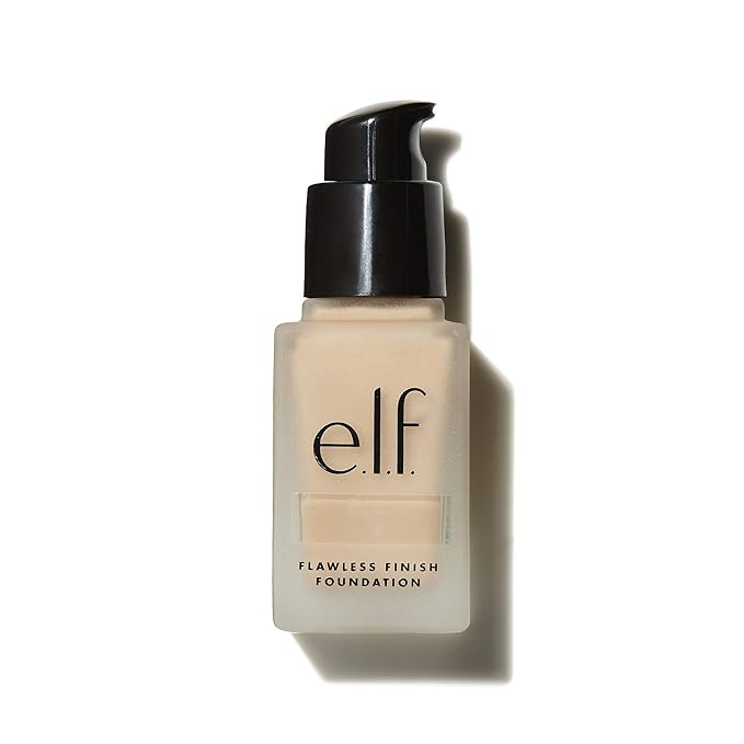 e.l.f. Flawless Finish Foundation | Lightweight, Medium Coverage & Semi-Matte | Beige | 0.68 Fl O... | Amazon (US)