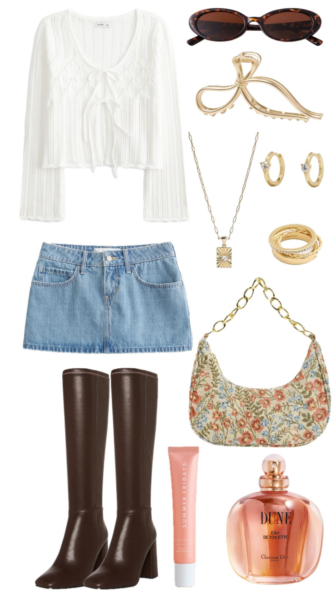 Spring days call for light layers, denim minis, and the perfect touch of vintage charm ✨☁️🌸 #SpringStyle #OOTD #VintageVibes #MinimalChic #DenimLover #SpringOutfitInspo

#LTKItBag #LTKStyleTip #LTKSaleAlert