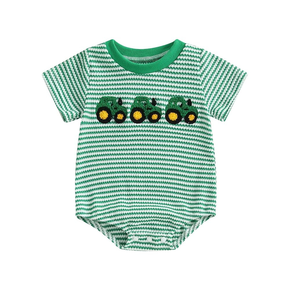 Douhoow Infant Baby Romper Short Sleeve Baby Boy Girl Romper Unisex Baby Game Day Summer Clothes | Amazon (US)