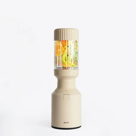 The Beast Mini® Blender | Compact, Personal Countertop Blender for Smoothies, Shakes, Food Prep, Frozen Fruits & Veggies, Sauces & Dips | Portable Bottle, Straw Cap and Straws | 600W Motor (Sand) | Walmart (US)