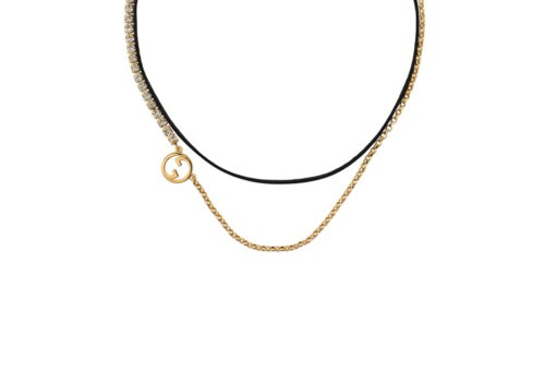 Gucci Blondie crystal and silk choker | Gucci (US)
