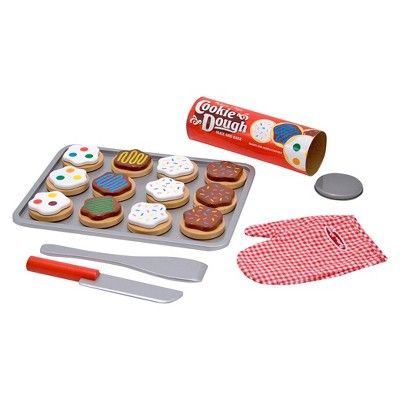 Melissa & Doug® Slice and Bake Wooden Cookie Play Food Set | Target