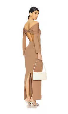 ALL THE WAYS Georgia Sweater Dress in Brown from Revolve.com | Revolve Clothing (Global)