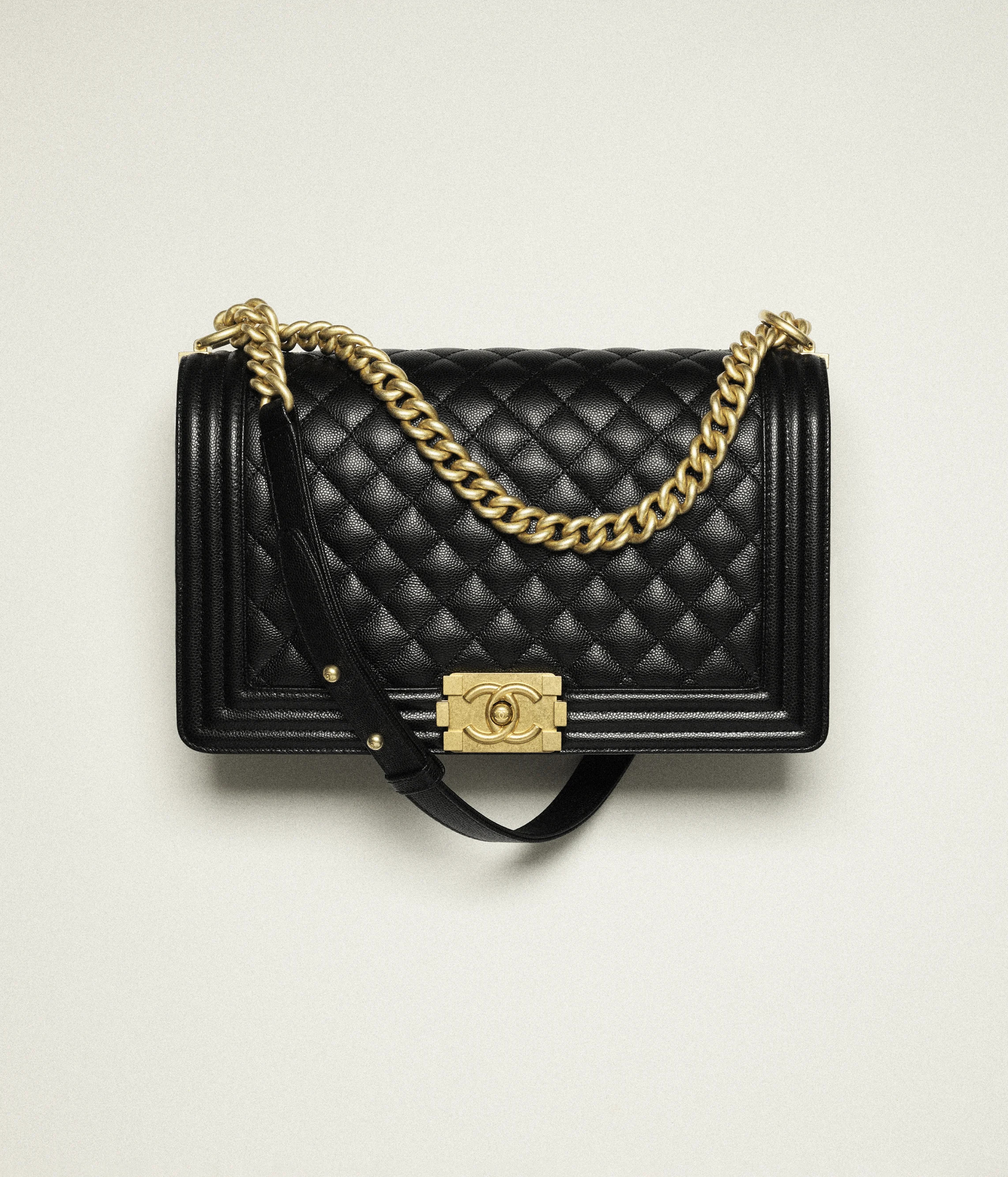 Grained Calfskin & Gold-Tone Metal | Chanel, Inc. (US)