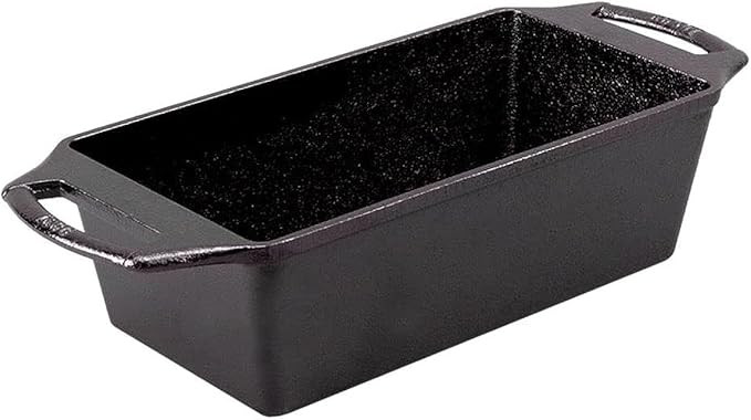 Lodge Cast Iron Loaf Pan 8.5x4.5 Inch, Black | Amazon (US)