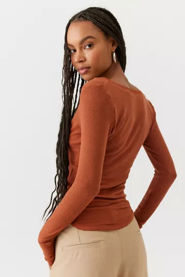 Out From Under Everyday Snap Henley Top | Urban Outfitters (US and RoW)