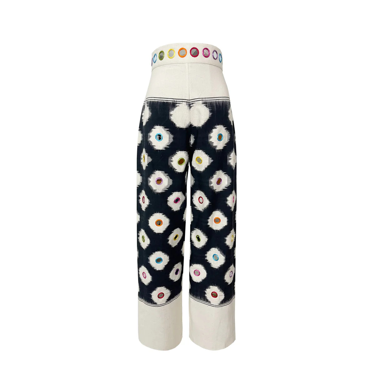 Multicolor Mirror Trousers | Over The Moon