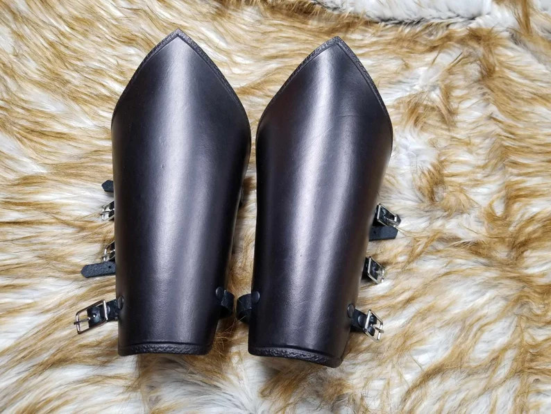 Leather Armor Basic Leather Bracers Leather Vambrace LARP Armor Cosplay Armor Medieval Armor Armo... | Etsy (US)