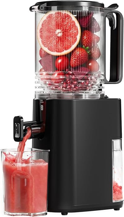 Cold Press Juicer, 5.5inch Wide Feed Chute Juicer Extractor Machine, Slow Masticating Juicer for ... | Amazon (US)