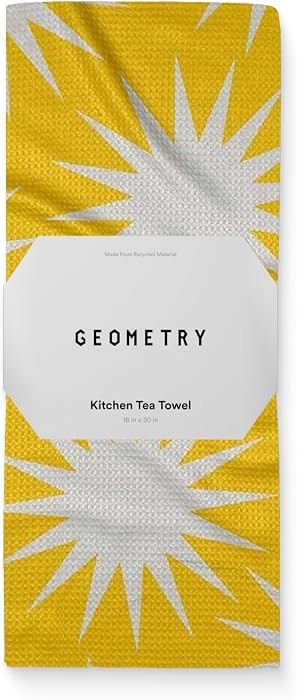 GEOMETRY Spring Kitchen Towels - Quick Dry Microfiber Cloth Spring & Summer Dish Towels for Kitch... | Amazon (US)