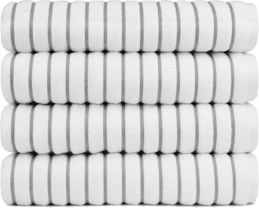 Amazon.com: Black & White Brands Brazilian Beach/Pool/Bath Towel - Ultimate Absorbent Luxury XL 3... | Amazon (US)
