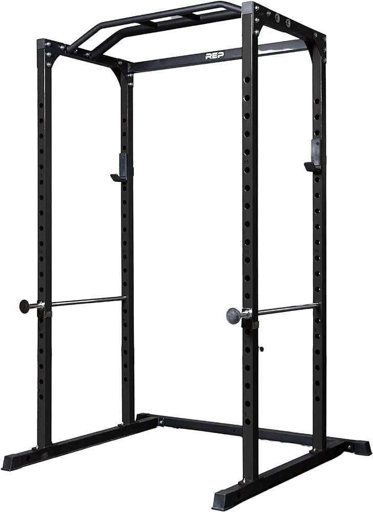 REP FITNESS PR-1100 Power Rack - 700 lbs Rated Lifting Cage for Weight Training | Amazon (US)