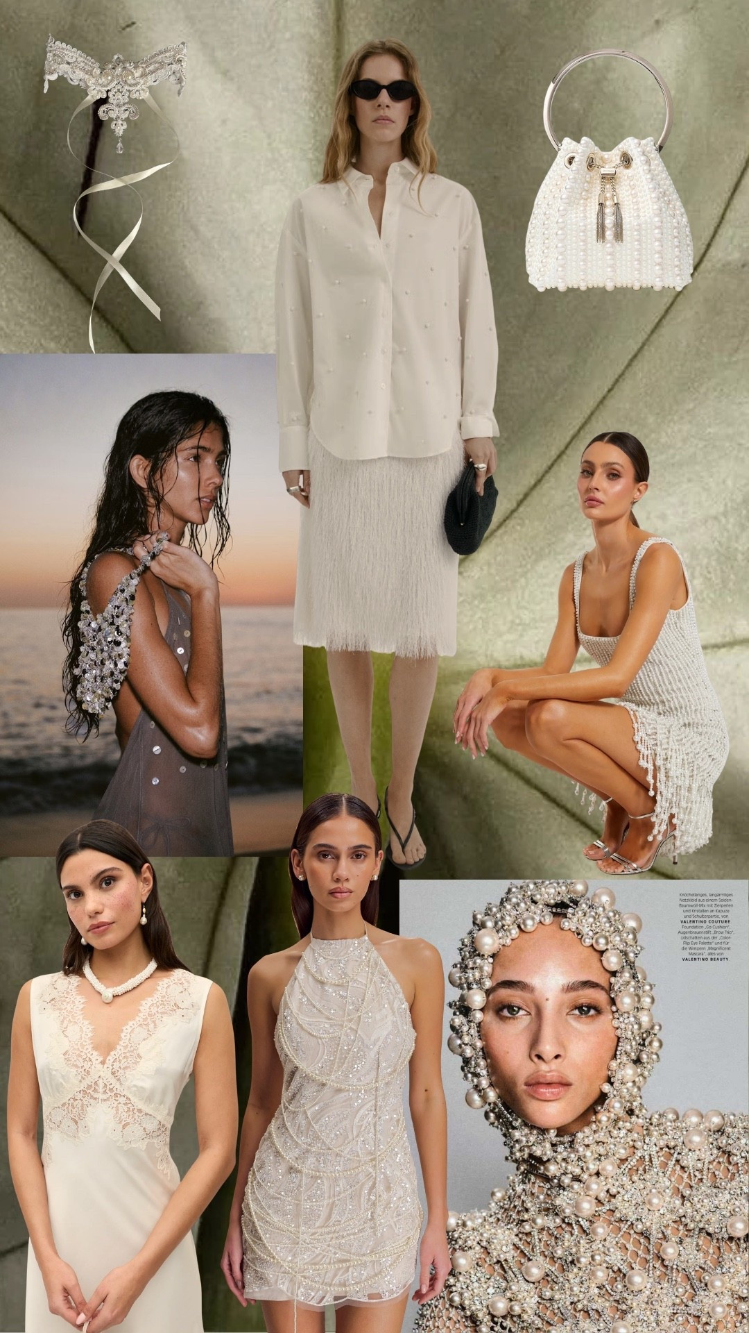 Pearls After Dark

Pearls take on a softer, more modern mood with sheer textures, delicate lace, fringe and fluid ivory silhouettes. From embellished mini dresses to pearl bags and statement accessories, this is occasion dressing with a romantic edge.

pearls, pearl details, pearl dress, embellished dress, ivory style, eveningwear, occasionwear, romantic style, lace dress, sheer details, beaded dress, statement accessories, pearl bag, bridal inspired, party dressing, feminine style, elegant style, summer evening, fashion edit, outfit inspiration

#LTKFashionMonth #LTKstyletip #LTKsummer