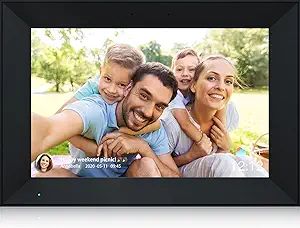 Digital Photo Frame 10.1 Inch WiFi Digital Picture Frame IPS HD Touch Screen Smart Cloud Photo Fr... | Amazon (US)