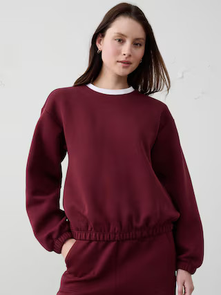 Knit High-Neck Sweatshirt | Banana Republic Factory