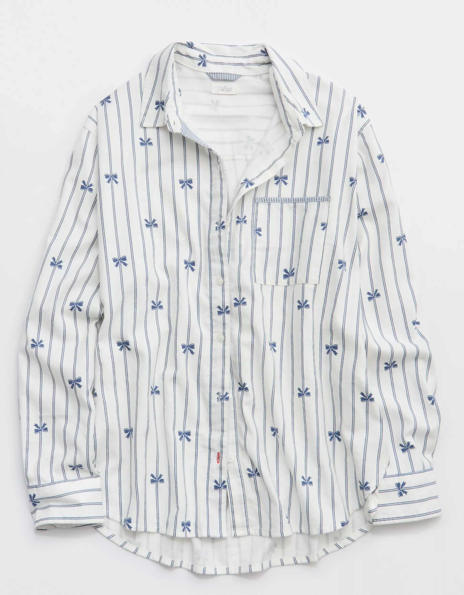 Aerie Flannel Pajama Shirt | Aerie