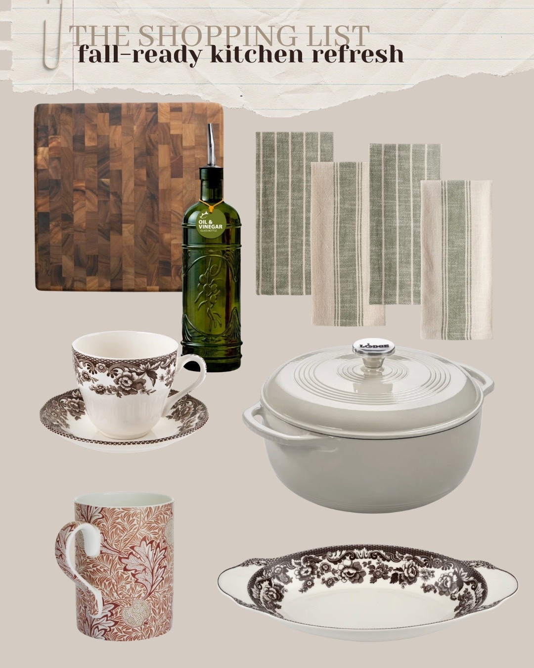 @Wayfair finds for a fall-ready refresh. Let this be your sign to buy the bakeware you need now before the holidays come!

#LTKHome #LTKSaleAlert