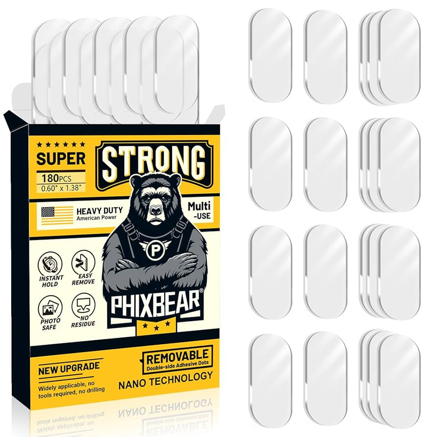 Extra Large Mounting Putty No Residue, Strong Double Sided Glue Adhesive Dots Clear Museum Sticky... | Amazon (US)