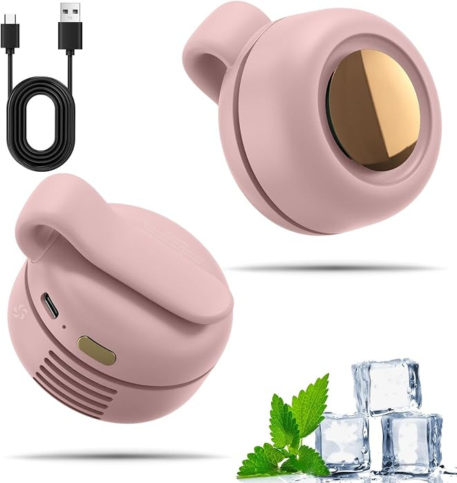 Portable Silent Mini Bladeless Fan, 2025 New Clip On Fan for Shirt/Outdoor/Travel/Office, 3 Speed... | Amazon (US)