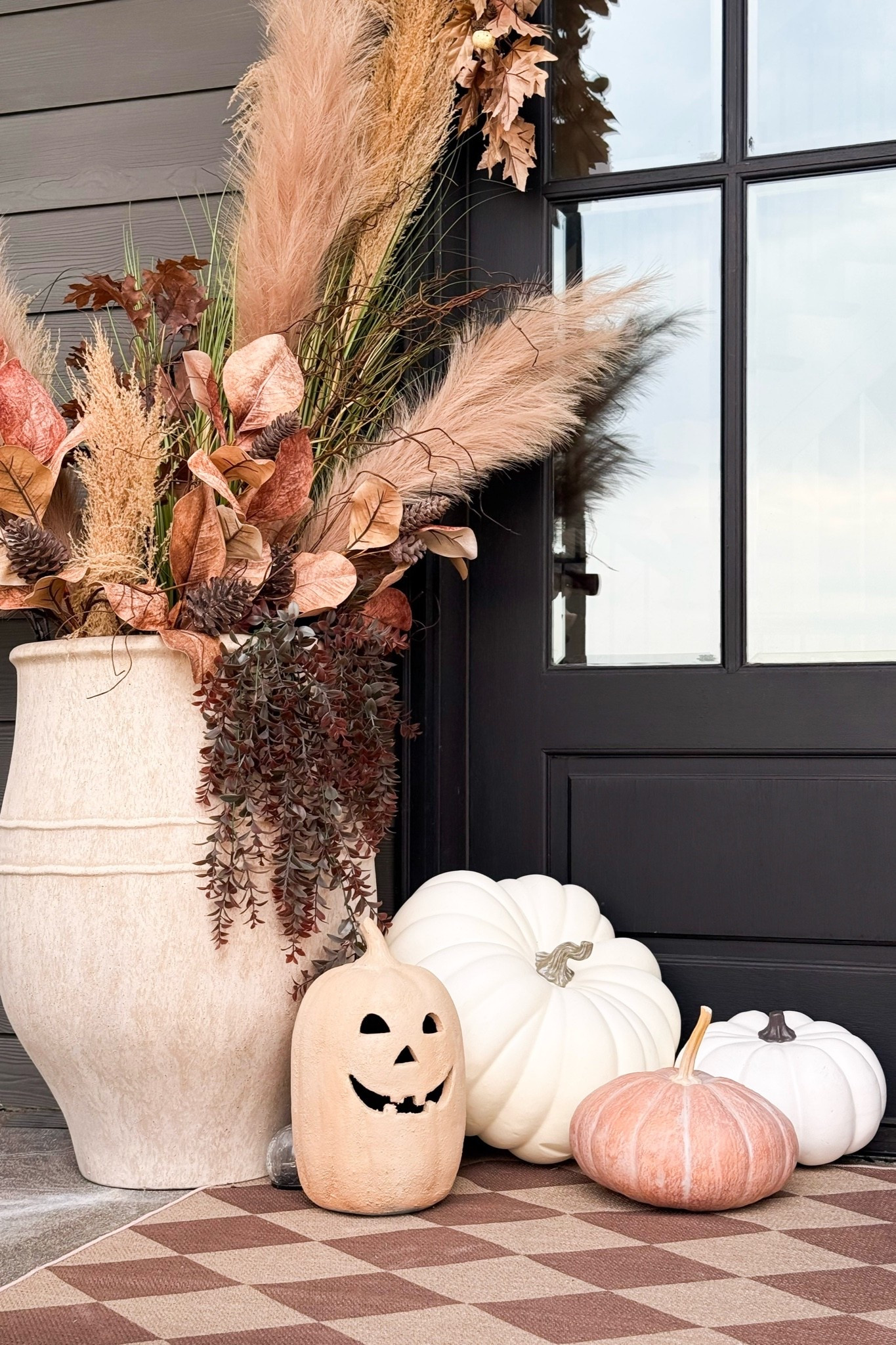 Some favorites from last years fall front porch that are back in stock!

Fall, fall front porch, fall front porch styling, fall decor, pumpkins, planters, outdoor rug, faux florals

#LTKSeasonal #LTKHome