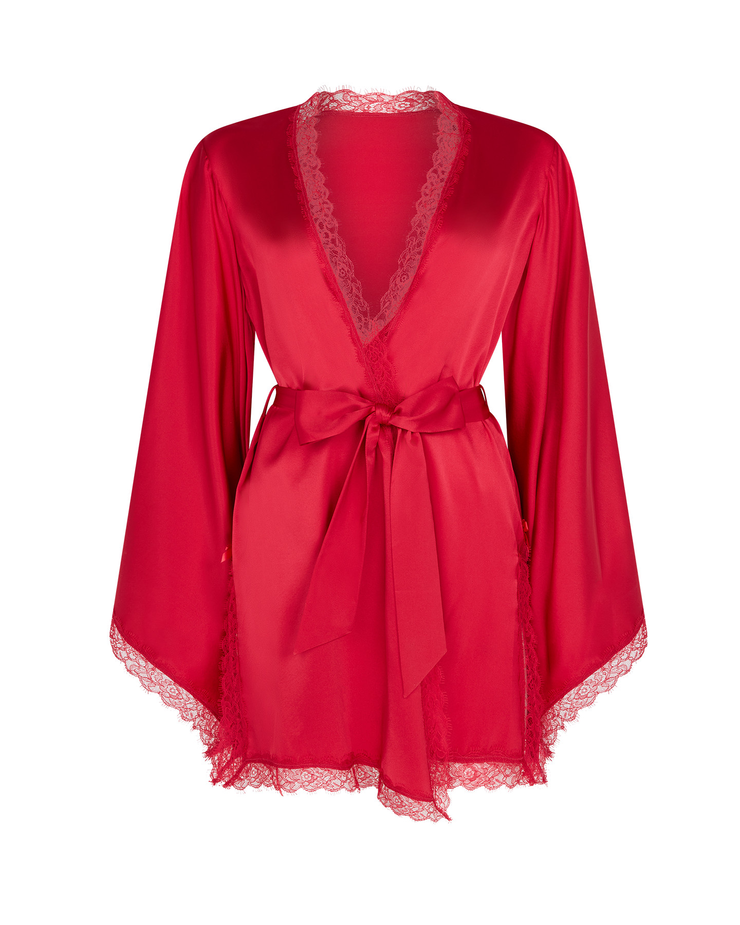 Gisele Short Kimono in Red | By Agent Provocateur All Nightwear | Agent Provocateur (US)