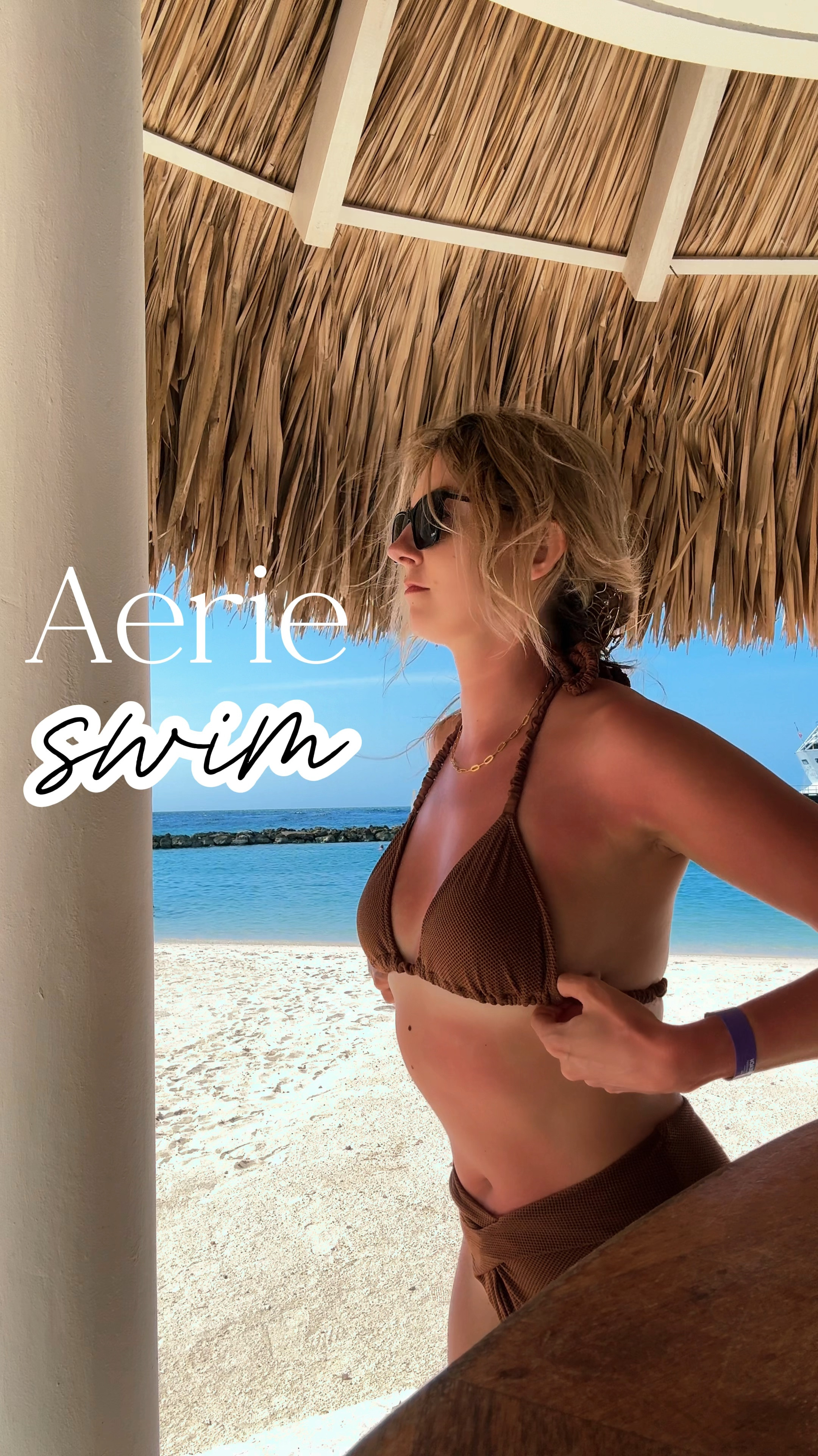 Resort wear favorite - Aerie swimwear in brown color 

Bikini • beach favorites • beach outfit 

#LTKtravel #LTKVideo #LTKstyletip