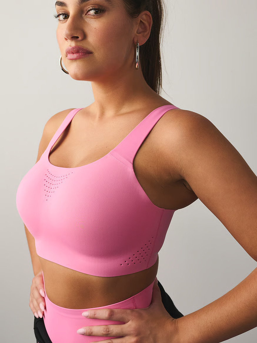 Buy VSX Featherweight Max™ Sports Bra, Pink Sugar - Order Sport Bras online - Victoria's Secret... | Victoria's Secret (US / CA )